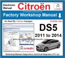 Citroen DS5 Workshop Manual Download